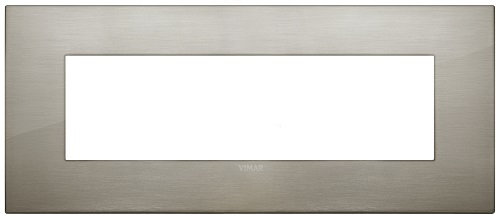 Placca 7m Acciaio Spazzolato Arkè